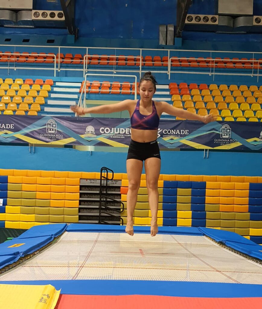 Gimnasia de trampolín el nuevo deporte en Quintana Roo